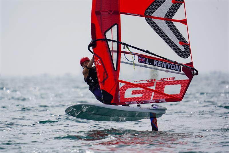 Lucy Kenyon photo copyright Richard Aspland / RYA taken at Plas Heli Welsh National Sailing Academy and featuring the iQFoil class