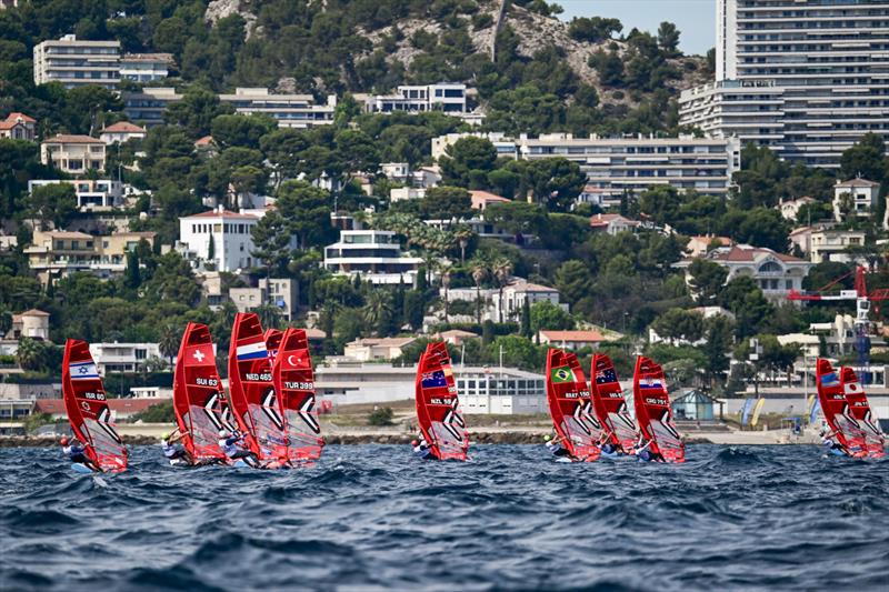 IQfoil- Paris 2024 Olympic Sailing Test Event, Marseille, France - Day 5 - July 13, 2023 photo copyright Sander van der Borch / World Sailing taken at  and featuring the iQFoil class