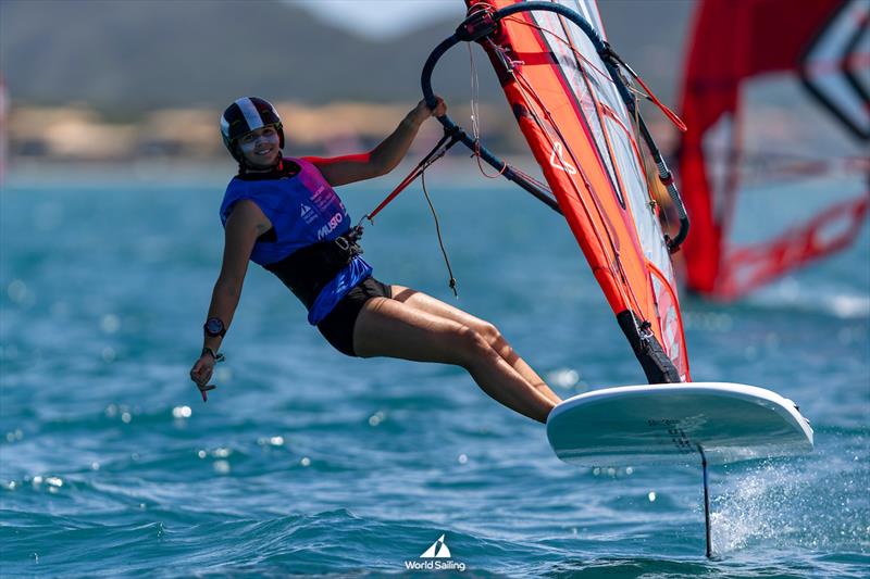 2023 Youth Sailing World Championships Day 3 photo copyright World Sailing taken at  and featuring the iQFoil class