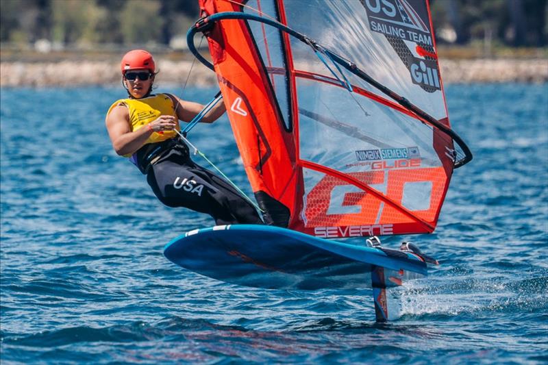 Team USA windsurfer Noah Lyons has put himself on course for a place at the Paris 2024 Olympic Games photo copyright World Sailing taken at  and featuring the iQFoil class