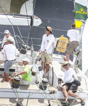 Brian Thompson on Safara on day 2 of the International Rolex Regatta