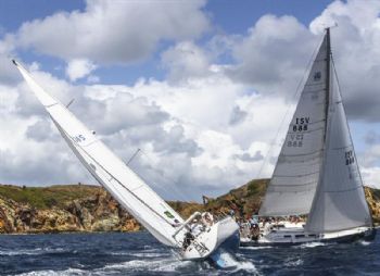 Chauntecler and Wild T'ing  on day 2 of the International Rolex Regatta