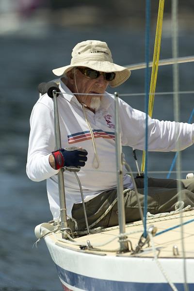 John Walker, still sailing at 90 years last year aboard his Impeccable - Andrea Francolini, SHR pic - low res photo copyright Andrea Francolini taken at Middle Harbour Yacht Club and featuring the IRC class