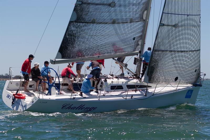 Lou Abrahams' Sydney 38 Challenge at the Festival of Sails photo copyright Guido Brandt taken at Royal Geelong Yacht Club and featuring the IRC class