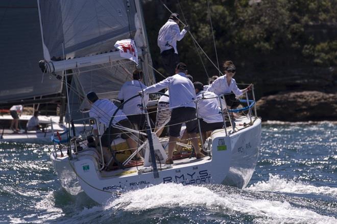 Everybody has an Arch Rival on day one of the Sydney Harbour Regatta photo copyright Andrea Francolini taken at Middle Harbour Yacht Club and featuring the IRC class