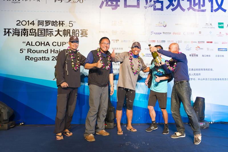 Round Hainan Regatta Offshore Race prize giving photo copyright Juerg Kaufmann / www.go4image.com taken at  and featuring the IRC class