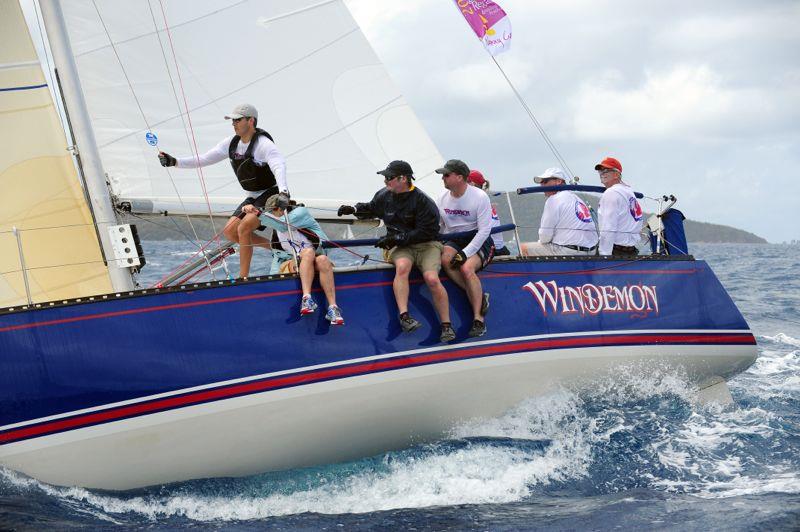 Windemon leads Racing 3 Division at the 2014 BVI Spring Regatta and Sailing Festival photo copyright Todd vanSickle / BVI Spring Regatta taken at Royal BVI Yacht Club and featuring the IRC class