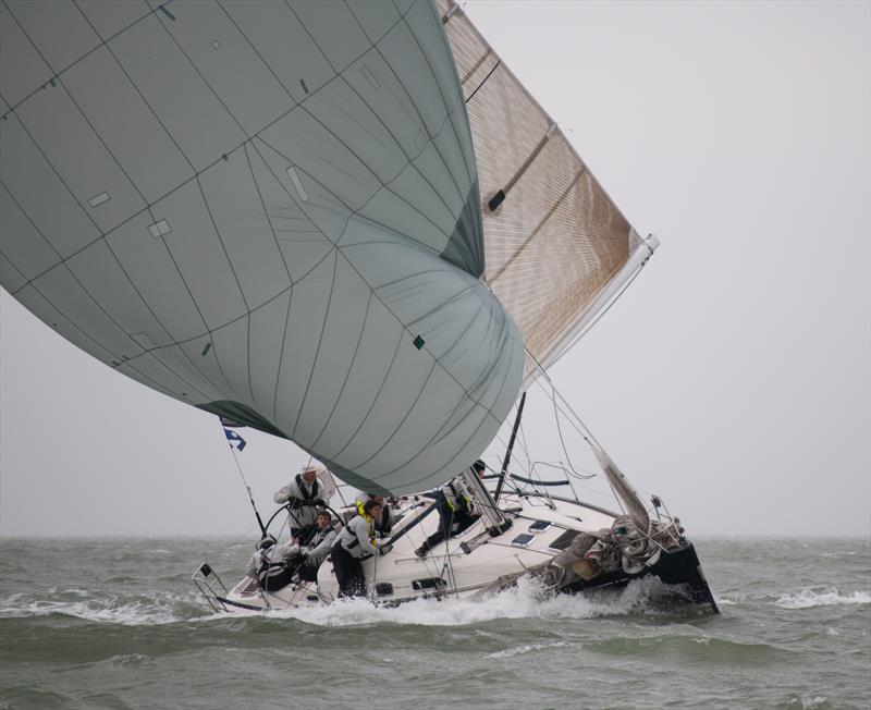 Fatjax on day 4 of the Brooks Macdonald Warsash Spring Series photo copyright Iain McLuckie taken at Warsash Sailing Club and featuring the IRC class