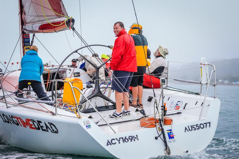 Adam Brown on Long Time Dead during the Pantaenius Commodore's Cup at Sail Port Stephens - photo © Jon Reid / Saltwater Images