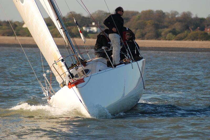 Wee Bear on day 3 of the Hamble River Sailing Club Wednesday Early Bird Night Series photo copyright Trevor Pountain taken at Hamble River Sailing Club and featuring the IRC class