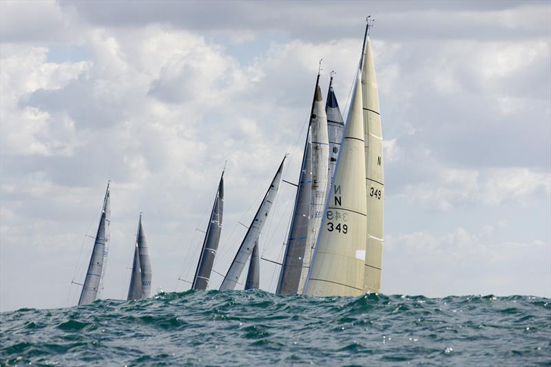 Div C start on day 3 of the Audi IRC Australian Championship photo copyright Andrea Francolini taken at Newcastle Cruising Yacht Club and featuring the IRC class