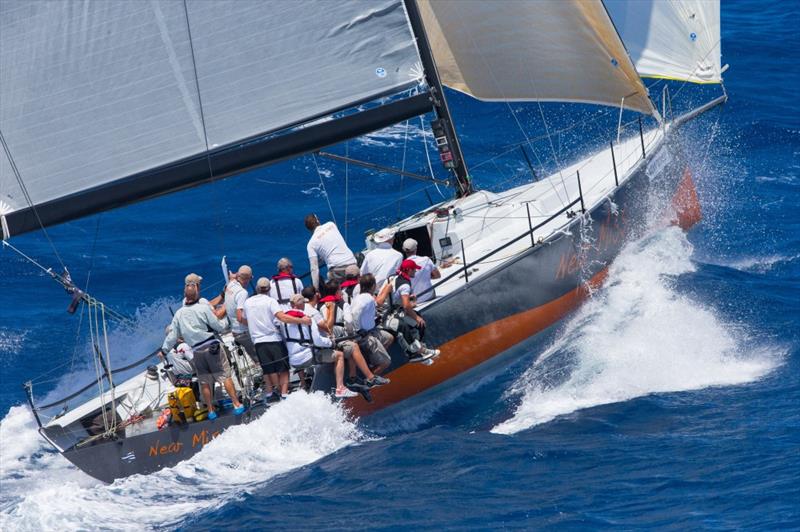 Near Miss wins in the Spinnaker 0 Class at Les Voiles de St. Barth photo copyright Christophe Jouany / Les Voiles de St. Barth taken at Saint Barth Yacht Club and featuring the IRC class