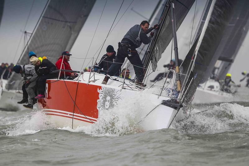 James Neville's Corby 36 INO is selected for RYA Team GBR White in the Brewin Dolphin Commodores' Cup photo copyright Paul Wyeth / www.pwpictures.com taken at Royal Yachting Association and featuring the IRC class