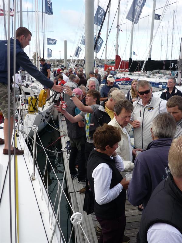 JOG Offshore Week Race Pontoon party photo copyright Chris Barker taken at  and featuring the IRC class