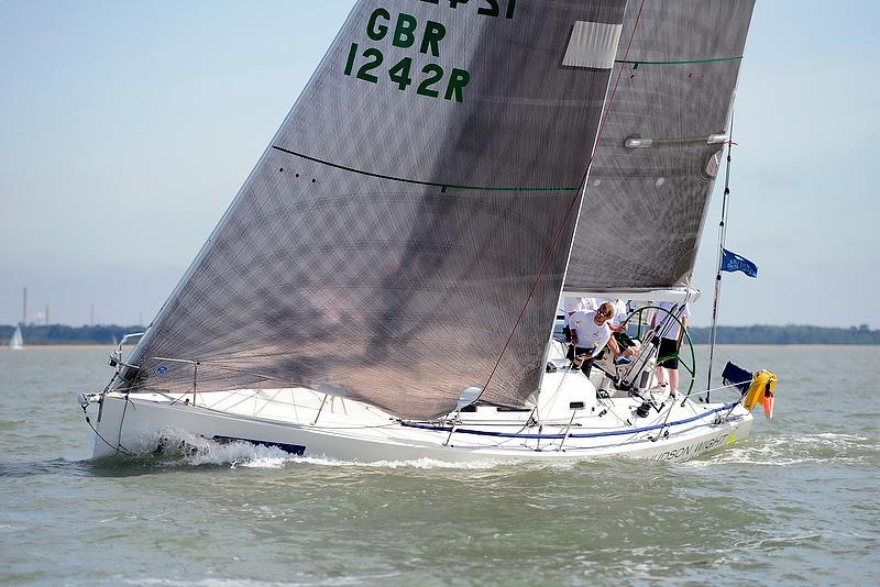Yeoman of Wight (GBR Blue) on day 2 of the Brewin Dolphin Commodores' Cup photo copyright David Branigan / www.oceansport.ie taken at  and featuring the IRC class