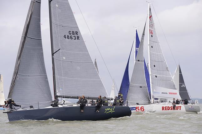 Yes! in IRC Class 2 on day 1 at Aberdeen Asset Management Cowes Week - photo © Rick Tomlinson / www.rick-tomlinson.com