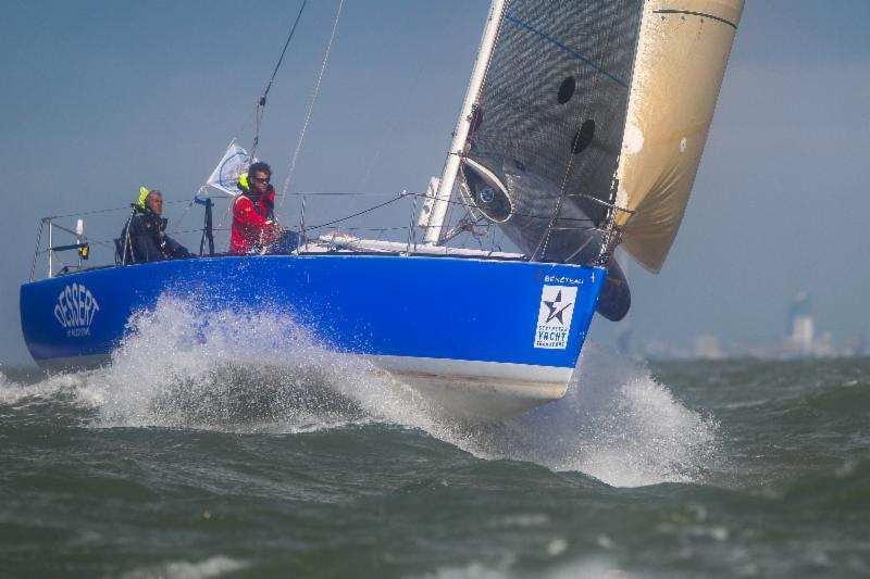 Werner Landwehr, racing his German Figaro II, Dessert D'Alcyone, two handed with Heiner Eilers, is north of the Isle of Lewis with 885 miles to go in the Sevenstar Round Britain and Ireland Race  photo copyright Paul Wyeth / RORC taken at Royal Ocean Racing Club and featuring the IRC class