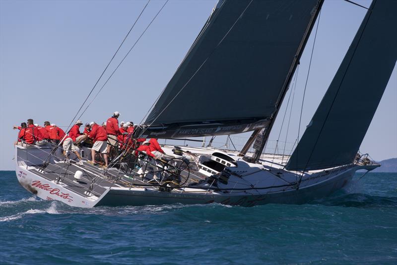 Wild Oats XI on day 3 of Audi Hamilton Island Race Week photo copyright Andrea Francolini taken at Royal Hamilton Yacht Club and featuring the IRC class
