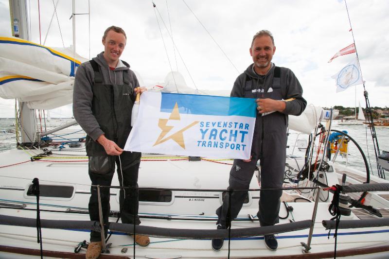 Liam Coyne and Brian Flahive, First 36.7 Lula Belle finish the Sevenstar Round Britain and Ireland Race photo copyright Patrick Eden / RORC taken at Royal Ocean Racing Club and featuring the IRC class