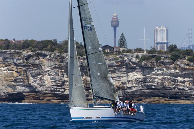 Yet another win for About Time on day 1 of the Sydney Short Ocean Racing Championship photo copyright Andrea Francolini / MHYC taken at Middle Harbour Yacht Club and featuring the IRC class