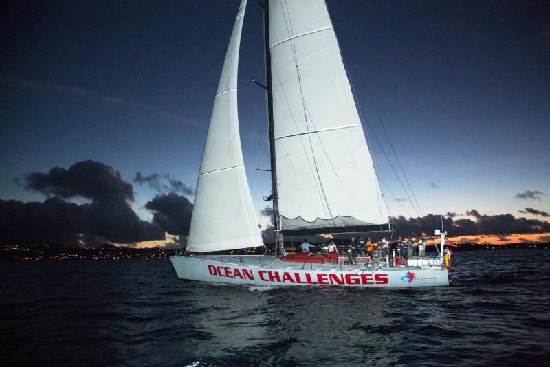 Spirit of Adventure crosses the finish line in Grenada to end the RORC Transatlantic Race photo copyright Puerto Calero / James Mitchell taken at  and featuring the IRC class
