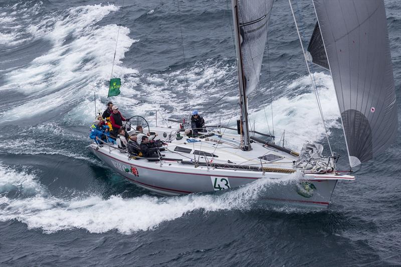 Roger Hickman's Wild Rose, overall winner of the 70th Rolex Sydney Hobart Race in 2014 photo copyright Carlo Borlenghi / Rolex taken at Cruising Yacht Club of Australia and featuring the IRC class