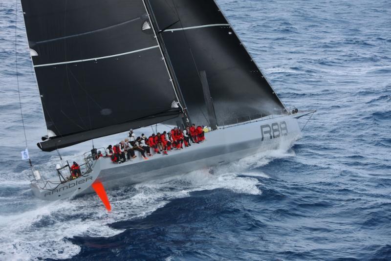 George David's Rambler 88 during the 2015 RORC Caribbean 600 photo copyright Tim Wright / www.photoaction.com taken at Antigua Yacht Club and featuring the IRC class