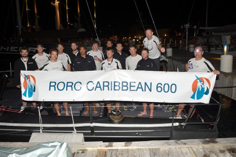 Piet Vroon's Tonnerre 4, Ker 51 dockside in Antigua after completing the 2015 RORC Caribbean 600 photo copyright RORC / Ted Martin photofantasyantigua taken at Antigua Yacht Club and featuring the IRC class