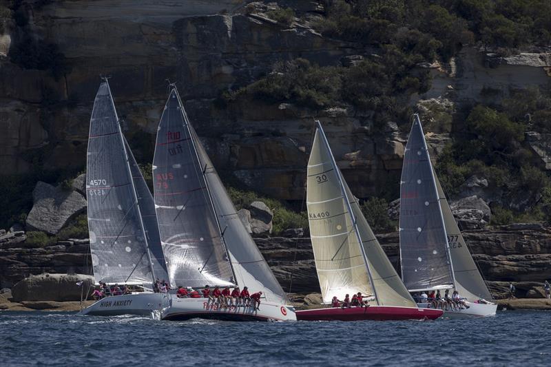 PHS yachts go to battle on the Harbour in the 2014 Sydney Harbour Regatta photo copyright Andrea Francolini / MHYC taken at Middle Harbour Yacht Club and featuring the IRC class