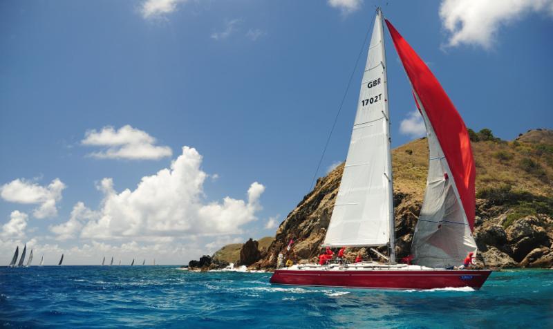 Ross Applebey's Oyster 48, Scarlet Oyster was the winner of Performance Cruising 1 at the BVI Spring Regatta photo copyright Todd VanSickle / BVI Spring Regatta taken at Royal BVI Yacht Club and featuring the IRC class
