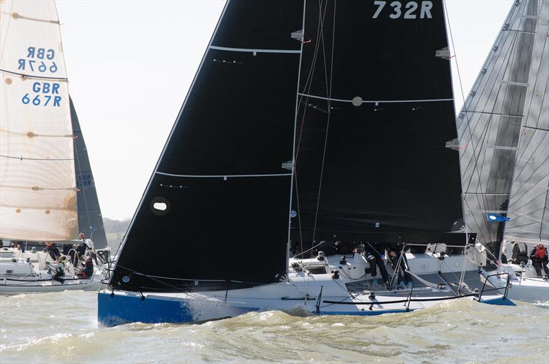 IRC2 Raygun on day 5 of the Brooks Macdonald Warsash Spring Series photo copyright Iain Mcluckie taken at Warsash Sailing Club and featuring the IRC class