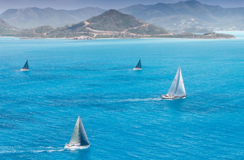 Pearns Point - a stunning background in the Pearns Point Round Antigua Race photo copyright Paul Wyeth / www.pwpictures.com / Antigua Sailing Week taken at Antigua Yacht Club and featuring the IRC class