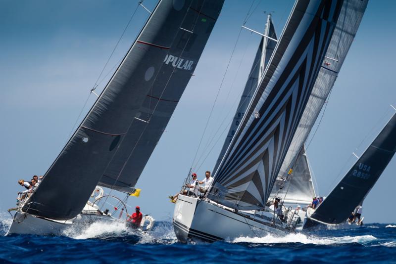 Spectacular racing on day 1 at Antigua Sailing Week photo copyright Paul Wyeth / www.pwpictures.com taken at Antigua Yacht Club and featuring the IRC class