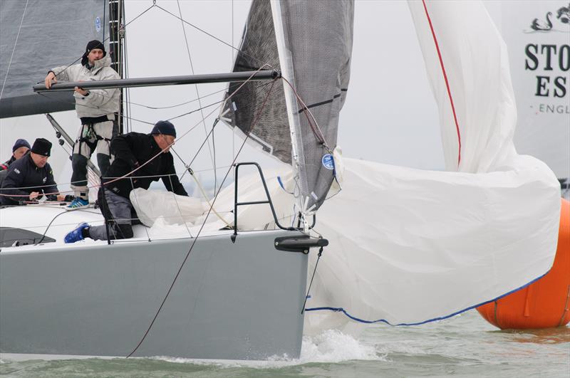 Salvo in IRC2 on day 6 of the Brooks Macdonald Warsash Spring Series photo copyright Iain Mcluckie taken at Warsash Sailing Club and featuring the IRC class