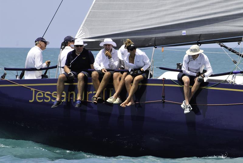 Jessandra II on their way to topping out the IRC One standings on day 1 of the Samui Regatta 2015 photo copyright Chaos / Samui Regatta taken at  and featuring the IRC class