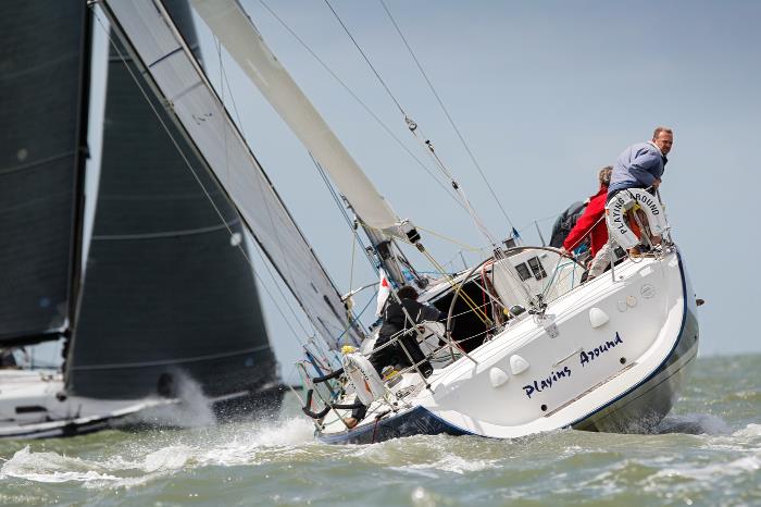 Playing Around on the way to third place in IRC1 at the Royal Southern North Sails June Regatta photo copyright Paul Wyeth / www.pwpictures.com taken at Royal Southern Yacht Club and featuring the IRC class