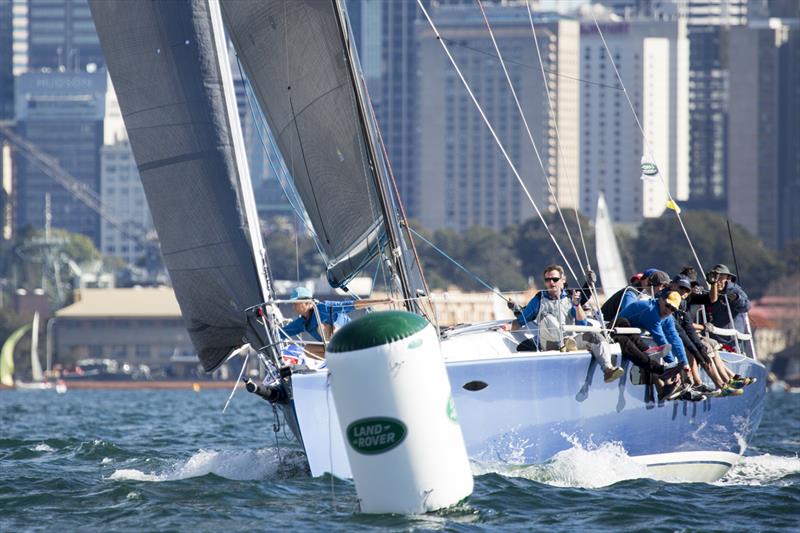 Huntress was the clear Division B winner in race 10 of the CYCA Land Rover Winter Series photo copyright David Brogan / www.sailpix.com.au taken at Cruising Yacht Club of Australia and featuring the IRC class
