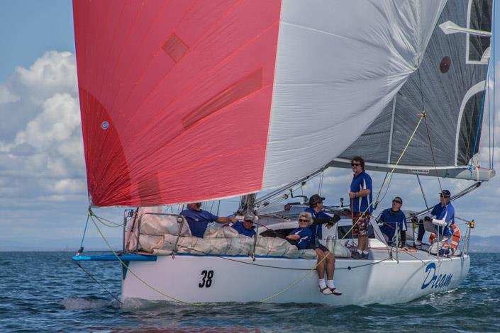 Craig Salter's Dream during the Brisbane to Keppel Tropical Yacht Race photo copyright Luke Van der Kamp / VDK Imaging taken at Royal Queensland Yacht Squadron and featuring the IRC class