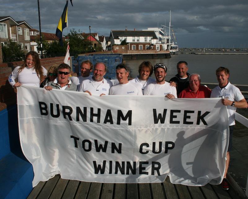 Snatch wins the Town Cup at Burnham Week 2015 photo copyright Sue Pelling taken at Royal Corinthian Yacht Club, Burnham and featuring the IRC class