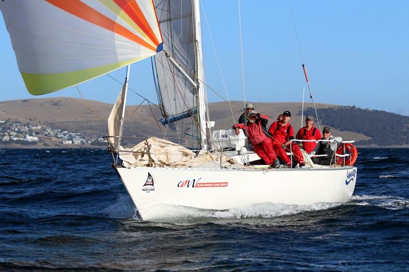 PHS winner Lawless in the Launceston to Hobart Yacht Race photo copyright Peter Campbell taken at Derwent Sailing Squadron and featuring the IRC class