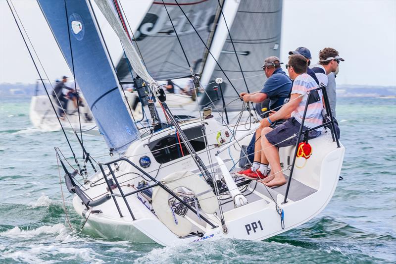 PP1 winning the Super 11 class at the Festival of Sails photo copyright Craig Greenhill / Saltwater Images taken at Royal Geelong Yacht Club and featuring the IRC class
