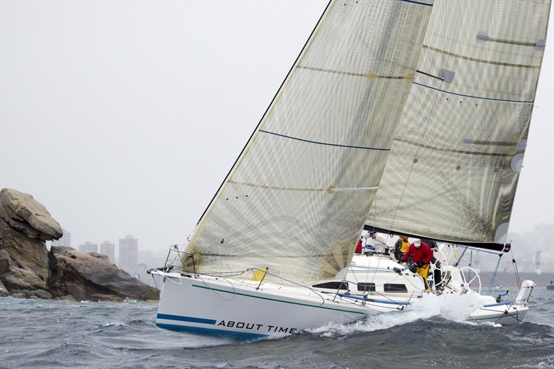 About Time played second fiddle today in the Port Hacking Race - photo © David Brogan / www.sailpix.com.au