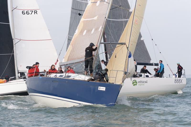 Playing Around on day 3 of the Helly Hansen Warsash Spring Series photo copyright Iain McLuckie taken at Warsash Sailing Club and featuring the IRC class