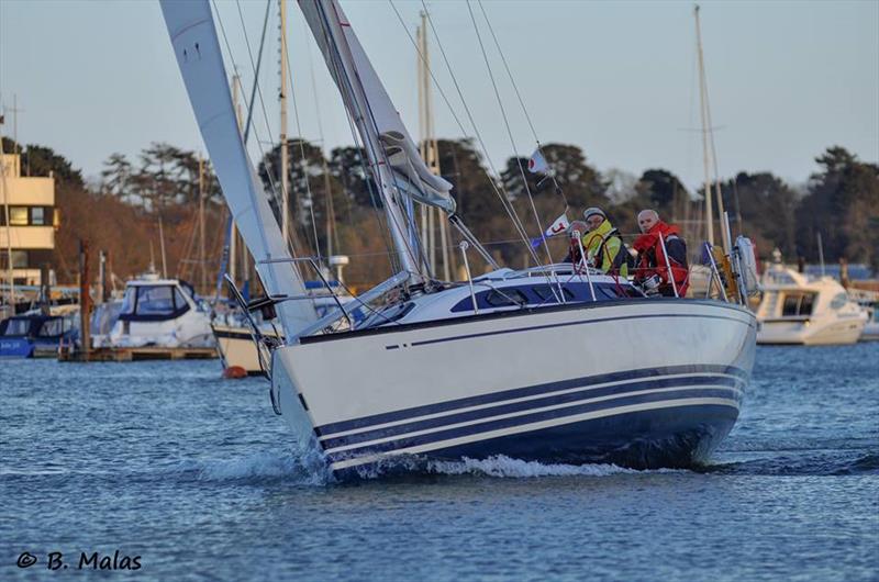 Approacing the finish during Hamble River Wednesday Night Series - Early Bird Series race 2 - photo © Betrand Malas