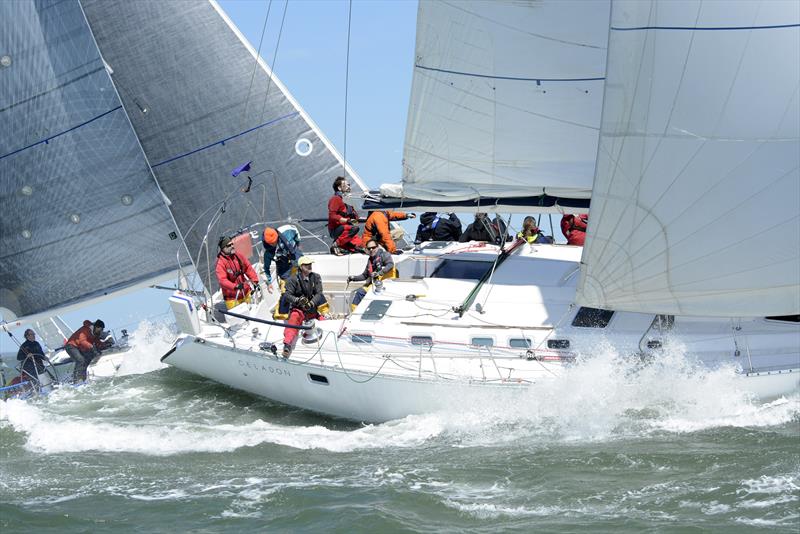 Steve Lesniak's Charleston-based Beneteau 510 Celado on day 2 at Sperry Charleston Race Week photo copyright Charleston Race Week / Tim Wilkes taken at Charleston Yacht Club and featuring the IRC class