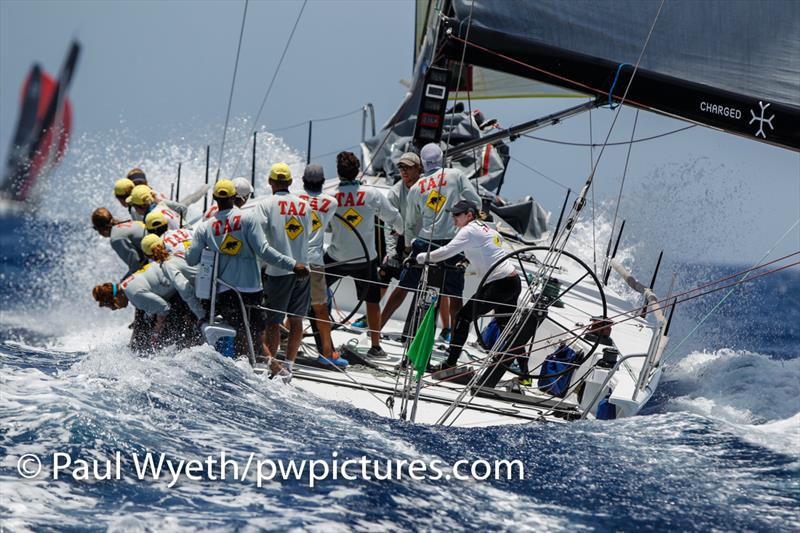 Bernie Evan Wong's Antigua TP52 Team Taz-Conviction at Antigua Sailing Week photo copyright ASW / Paul Wyeth / www.pwpictures.com taken at Antigua Yacht Club and featuring the IRC class
