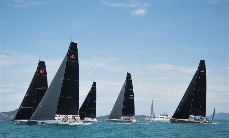A quality fleet of top racing yachts line up for Samui Regatta 2016 photo copyright Joyce Ravara taken at  and featuring the IRC class
