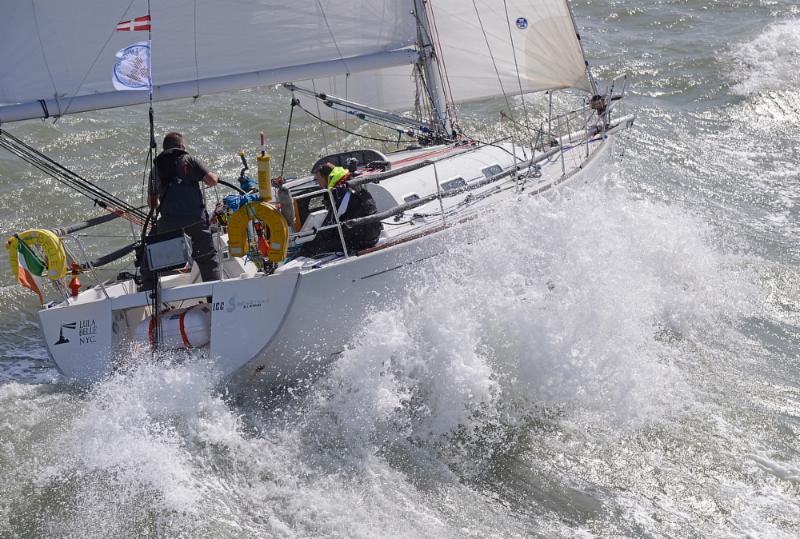 Liam Coyne's First 36.7 Lula Belle in the IRC Two Handed Class with fellow Irishman Brian Flahive in the Volvo Round Ireland Race - photo © RORC