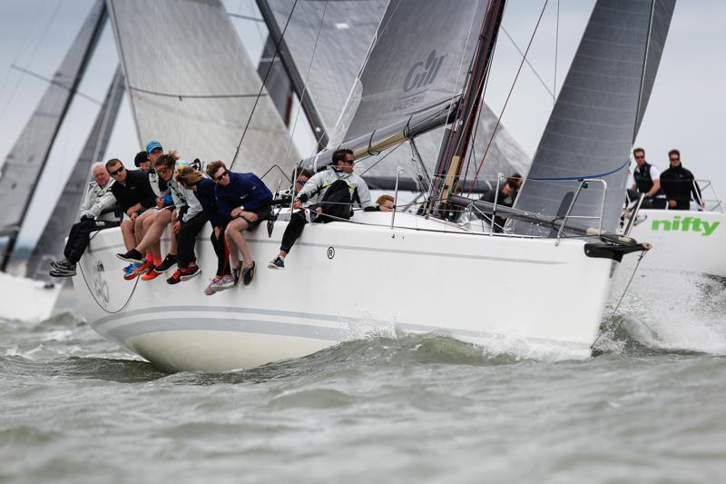 Michael and Seb Blair's King 40 Cobra, held on to win a highly competitive 19 boat class in IRC 1 at the North Sails June Regatta - photo © RSrnYC / Paul Wyeth