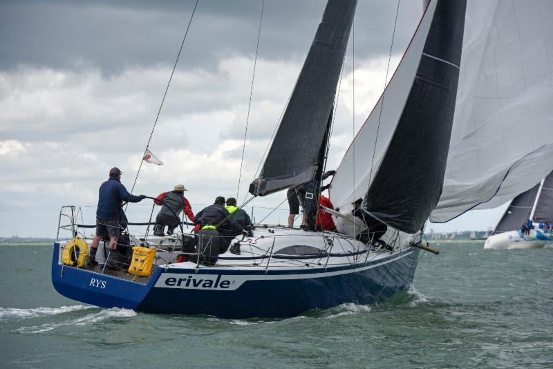 Mike Greville's Ker 39, Erivale II continues to lead overall in IRC One on day 2 of the RORC IRC Nationals photo copyright Rick Tomlinson / www.rick-tomlinson.com taken at Royal Ocean Racing Club and featuring the IRC class